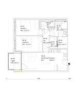 Grundriss - Appartement 8 - Top-Hundeurlaub