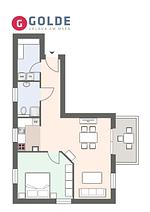 Grundriss - Nordseeperle - Top-Hundeurlaub