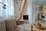 Wohnzimmer - Ferienwohnung Lachmöwe Dagebüll - Top-Hundeurlaub