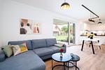 Wohnzimmer - Appartement 1 - Top-Hundeurlaub