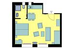 Grundriss - Apartment Alexander - Top-Hundeurlaub