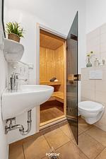 Badezimmer - Ferienhaus Panoramablick 8 - St. Andreasberg im Harz - Top-Hundeurlaub