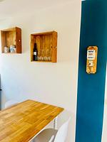 Wohnzimmer - Ferienwohung "Möwennest mit Meerblick" Dahme - Top-Hundeurlaub