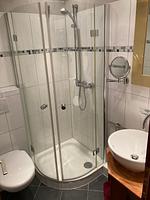 Badezimmer - Ferienwohung "Möwennest mit Meerblick" Dahme - Top-Hundeurlaub