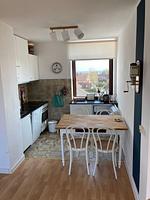 Küche / Küchenzeile - Ferienwohung "Möwennest mit Meerblick" Dahme - Top-Hundeurlaub