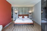 Ferienwohnung Wellenklang Klink - modernes Doppelbett - Wellenklang - Top-Hundeurlaub