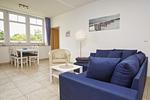 Wohnzimmer - FeWo7: Balkon, Meerblick - Top-Hundeurlaub