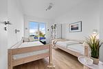 Schlafzimmer - Ferienwohnung Sundowner Olpenitz - Top-Hundeurlaub