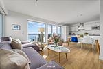 Wohnzimmer - Ferienwohnung Sundowner Olpenitz - Top-Hundeurlaub