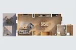 Grundriss - Ferienhaus Windspiel - Top-Hundeurlaub