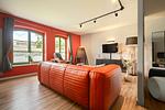 Ferienwohnung Schwalbenblick Klink moderner Wohnbereich - Schwalbenblick - Top-Hundeurlaub