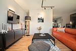 Wohnzimmer - Schwalbenblick - Top-Hundeurlaub