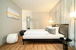 Ferienwohnung Schwalbenblick Klink Schlafzimmer mit Boxspringbett - Schwalbenblick - Top-Hundeurlaub