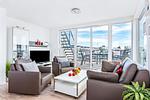 Wohnzimmer - Ferienhaus Bora Olpenitz - Top-Hundeurlaub