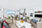 Wohnzimmer - Ferienhaus Bora Olpenitz - Top-Hundeurlaub