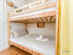 Schlafzimmer - Ferienwohnung Kehrwieder Nr. 8 - Top-Hundeurlaub