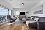 Wohnzimmer - Ferienwohnung Seascape, App. 15 Olpenitz - Top-Hundeurlaub