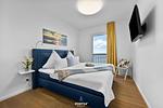 Schlafzimmer - Ferienwohnung Seascape, App. 15 Olpenitz - Top-Hundeurlaub