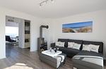 Wohnzimmer - Ferienwohnung Wilbur Olpenitz - Top-Hundeurlaub