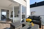 Terrasse - Ferienwohnung Wilbur Olpenitz - Top-Hundeurlaub