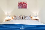 Schlafzimmer - Haus Eiderseeschwalbe App IV SPO - Top-Hundeurlaub