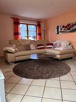 Wohnzimmer - Haus Eiderseeschwalbe App IV SPO - Top-Hundeurlaub