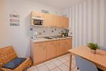 Küche / Küchenzeile - Ferienwohnung Ostseeflair - Top-Hundeurlaub