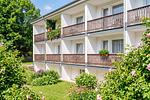 Fassade / Eingang - Ferienwohnung Ostseeflair - Top-Hundeurlaub