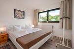 Schlafzimmer - Ferienwohnung Anker nur 350 m zum Strand mit Balkon - Top-Hundeurlaub