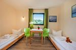 Schlafzimmer - Ferienwohnung Anker nur 350 m zum Strand mit Balkon - Top-Hundeurlaub