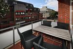 Balkon mit Blick zum Meer - Sandwall 60, Whg. 32, Huus in Lee - Top-Hundeurlaub