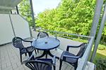 Balkon - FeWo14:strandnah,Sauna,Schwimmbad - Top-Hundeurlaub