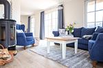 Kamin-/Ofen - Ferienhaus Schilfrohrsänger 43 - Top-Hundeurlaub