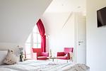 Schlafzimmer - Ferienhaus Schilfrohrsänger 43 - Top-Hundeurlaub