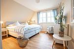 Schlafzimmer - Ferienhaus Seeschwalbe 55 - Top-Hundeurlaub
