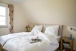 Schlafzimmer - Ferienhaus Seeschwalbe 55 - Top-Hundeurlaub