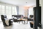 Wohnzimmer - Ferienhaus Haubenlerche 16 - Top-Hundeurlaub