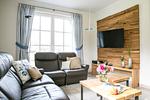 Wohnzimmer - Ferienhaus Haubenlerche 16 - Top-Hundeurlaub