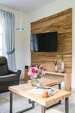 Wohnzimmer - Ferienhaus Haubenlerche 16 - Top-Hundeurlaub