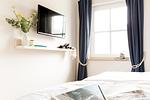 Schlafzimmer - Ferienhaus Seeschwalbe 10 - Top-Hundeurlaub