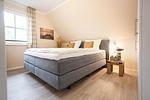 Schlafzimmer - Ferienhaus Seeschwalbe 37 - Top-Hundeurlaub