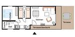 Grundriss - Haus 18 - Top-Hundeurlaub