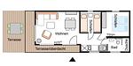 Grundriss - Haus 19 - Top-Hundeurlaub