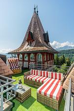 Terrasse - Edelweiss Schlosswohnung - Top-Hundeurlaub