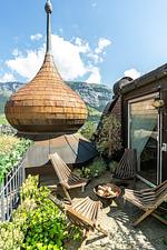 Terrasse - Edelweiss Schlosswohnung - Top-Hundeurlaub