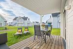 Terrasse - Ferienwohnung Katharina Olpenitz - Top-Hundeurlaub