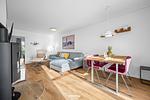 Wohnzimmer - Ferienwohnung Katharina Olpenitz - Top-Hundeurlaub