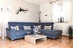 Wohnzimmer - Fritz-Reuter-Straße 4 Wohnung de Strandläufer - Top-Hundeurlaub
