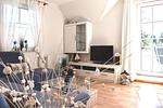 Wohnzimmer - Fritz-Reuter-Straße 4 Wohnung de Strandläufer - Top-Hundeurlaub