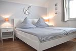 Schlafzimmer - Fritz-Reuter-Straße 4 Wohnung de Strandläufer - Top-Hundeurlaub